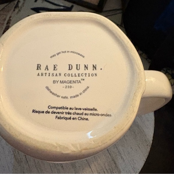 Rae Dunn Pumpkin Everything Mug - White and Orange - Picture 2 of 4